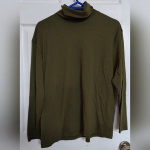 Liz Claiborne Olive Green Turtleneck